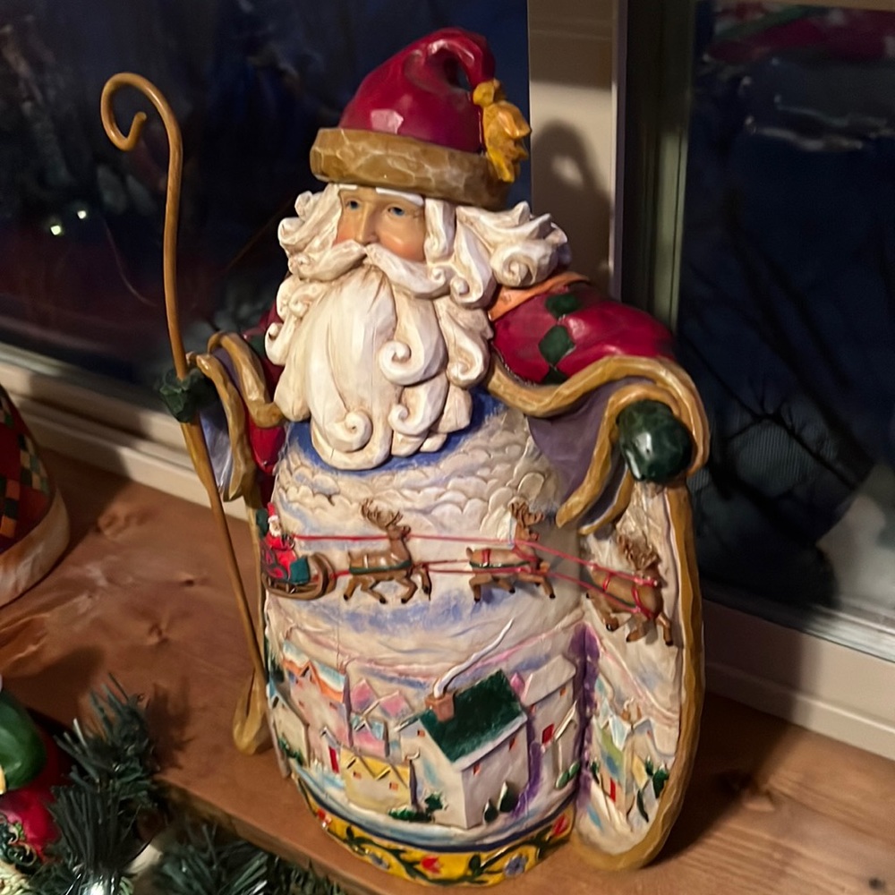 Jim Shore “fly away tiny sleigh”